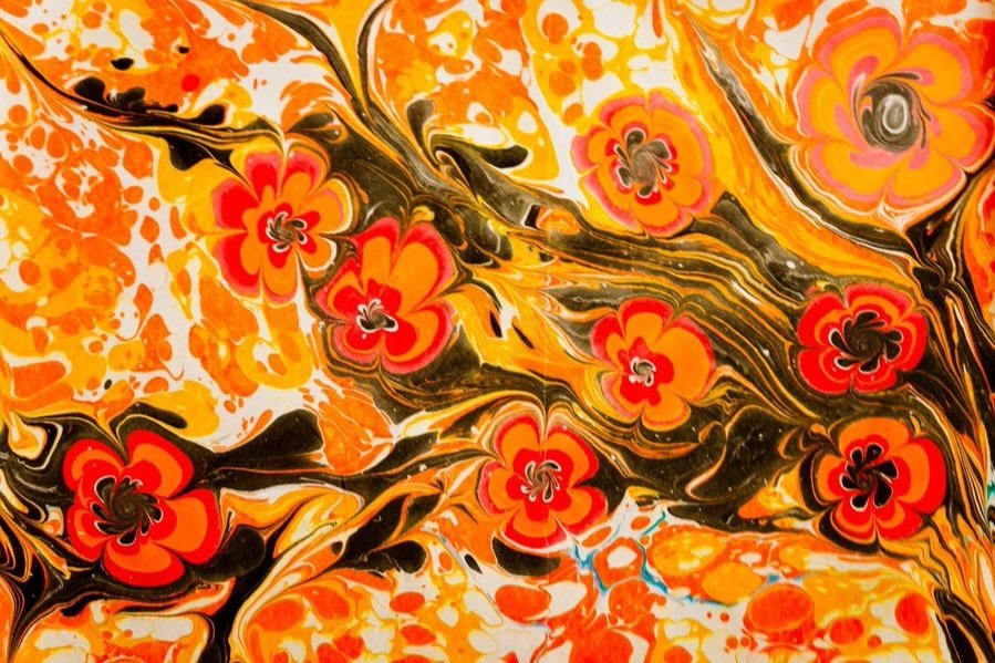 Japanese Marbling Art Class For AAPI Heritage Month.