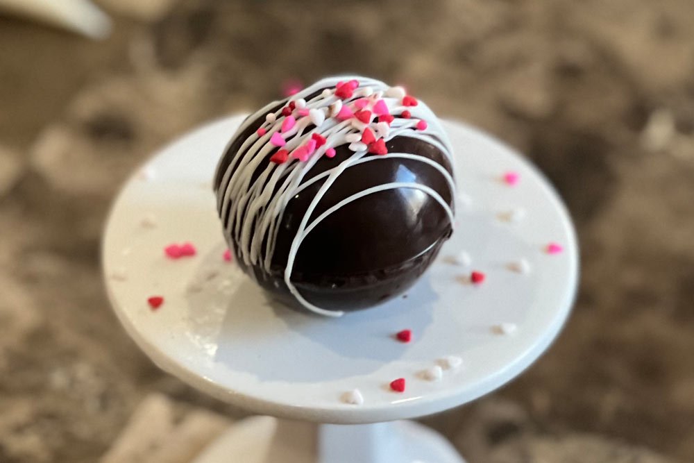 Valentine's Day Hot Chocolate Bomb Making.